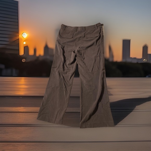 Eddie Bauer Stretch‎ Pants Womens 14 Wide Leg 4% Spandex - Picture 3 of 8